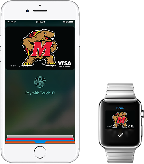 Terps Card in Apple Pay